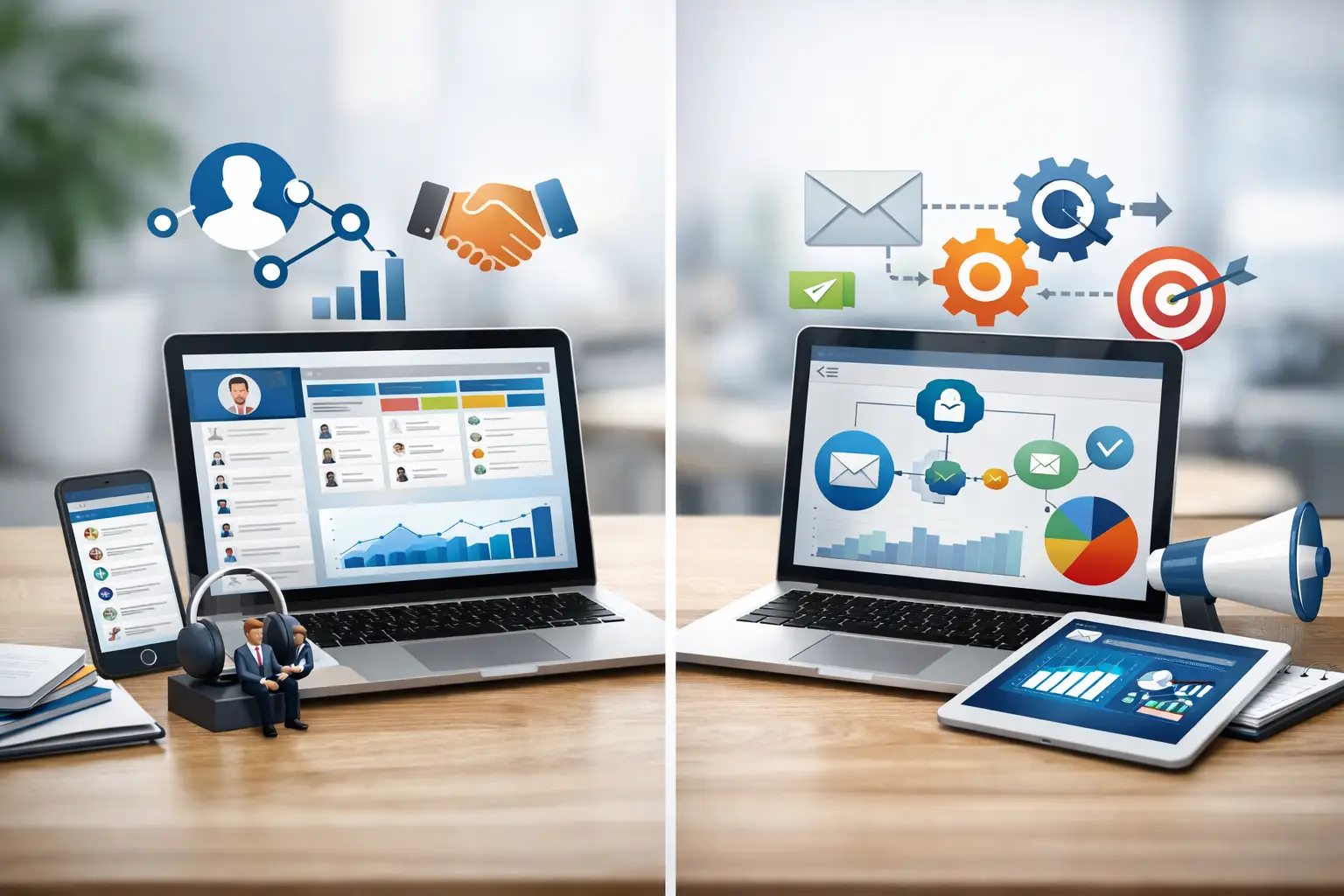 CRM vs Marketing Automation Explained